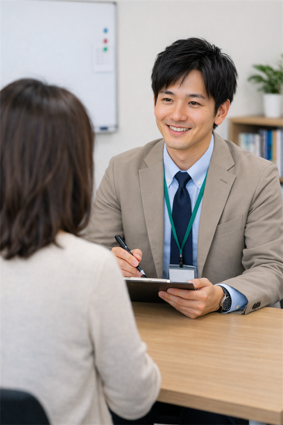 優しい面談